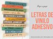 cómo hacer letras con vinilo adhesivo