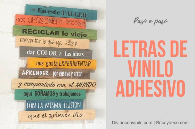 letras-vinilo-divino cómo hacer letras con vinilo adhesivo
